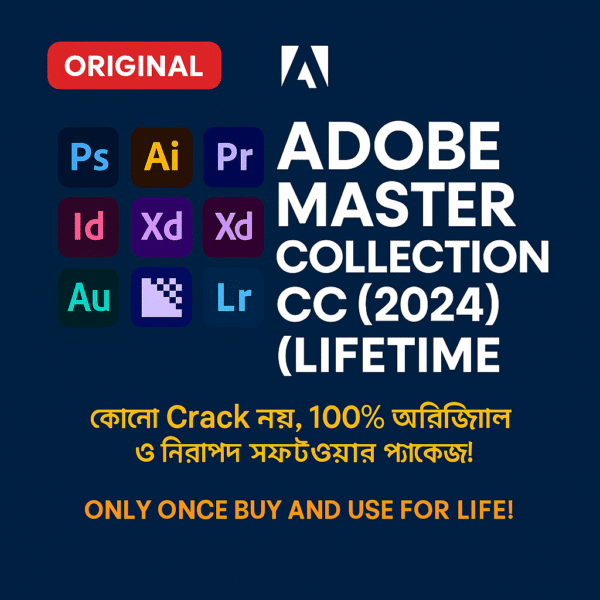 Adobe Master Collection CC 2024 (Lifetime License) + Bonus